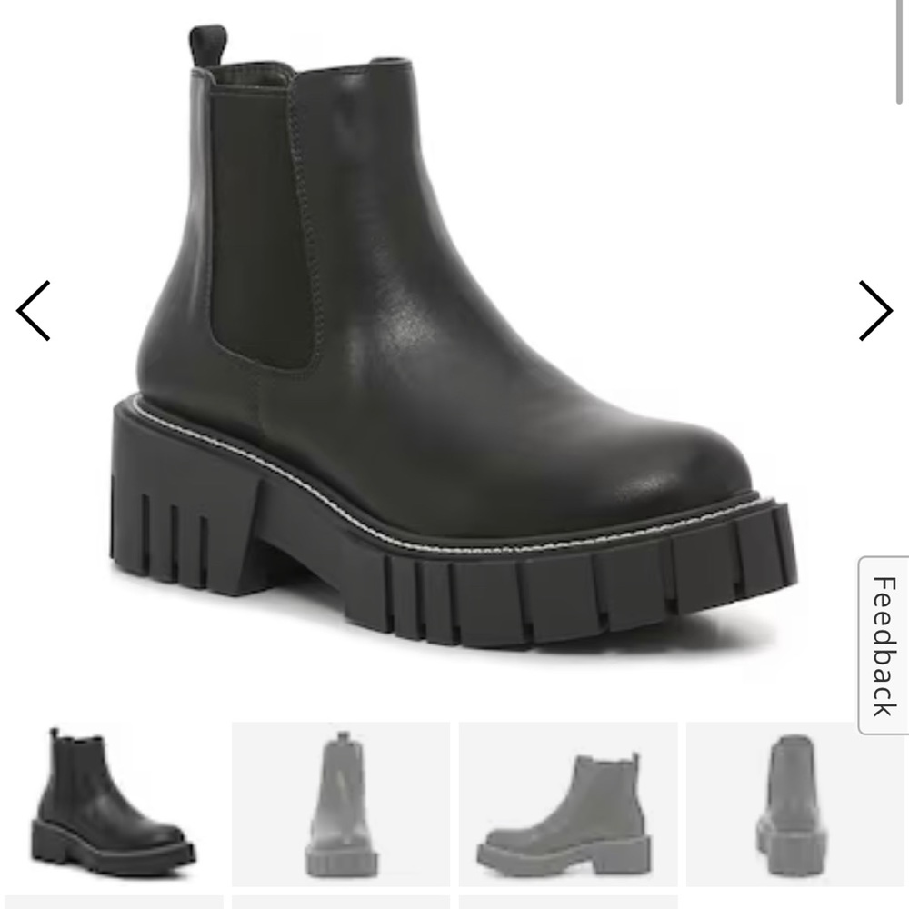 Madden Girl Black Chelsea boots NEW